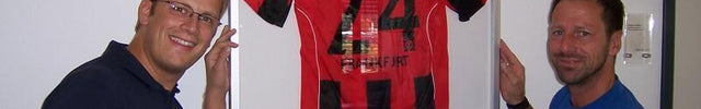 Cadre pour maillot au centre de performance sportive de l’Eintracht Frankfurt