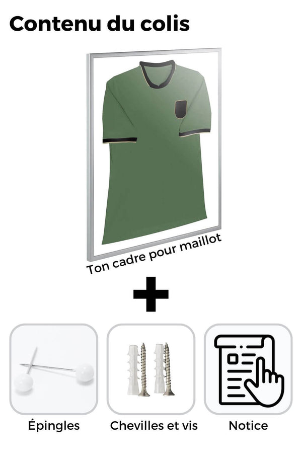 contenu du colis cadre pour maillot classique