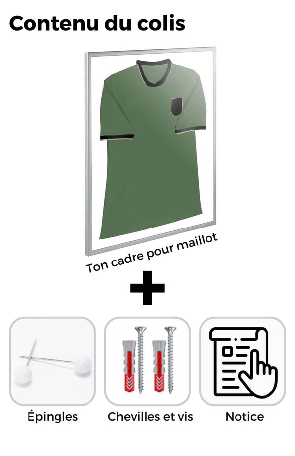 contenu du colis cadre pour maillot
