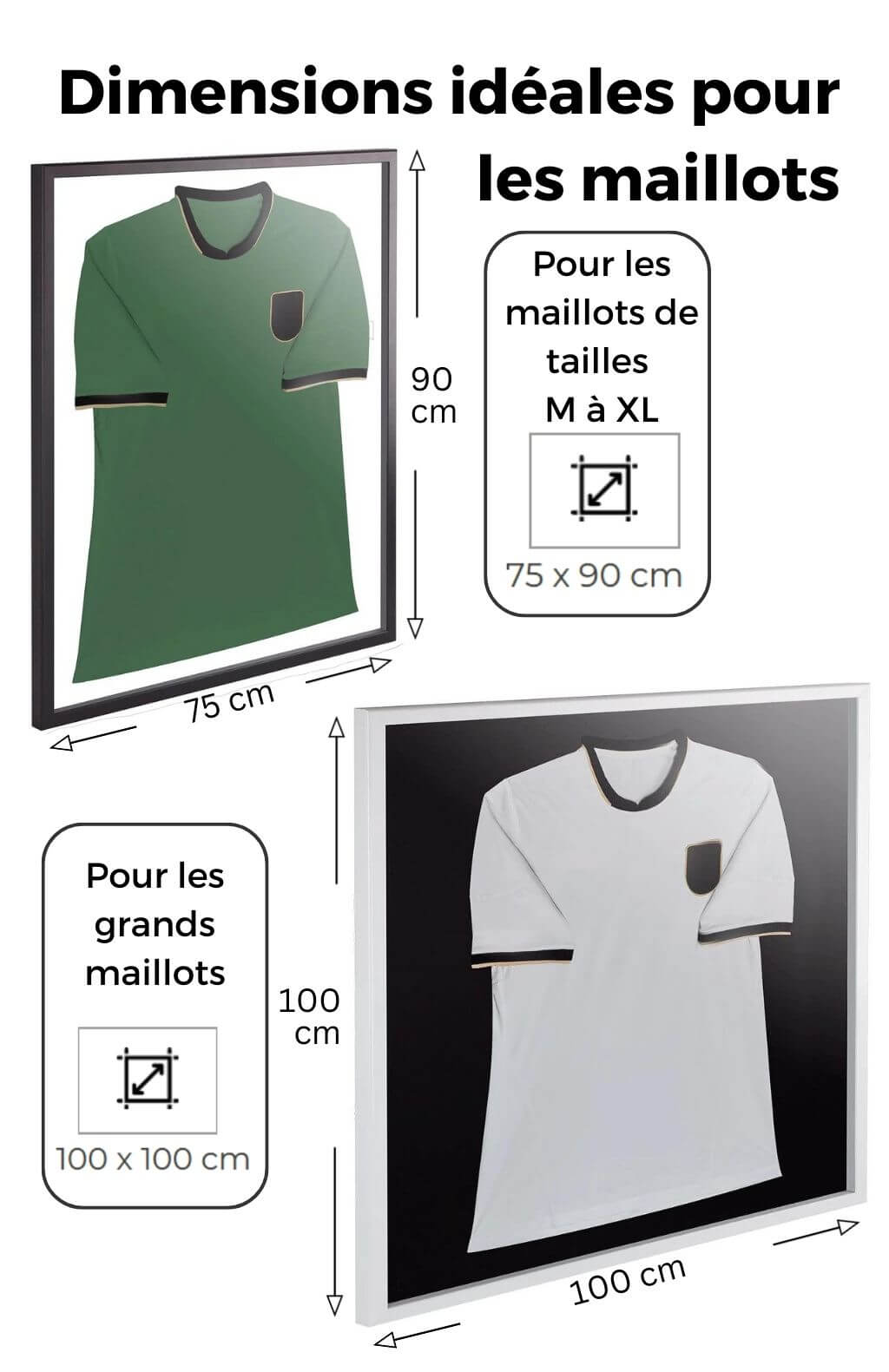 My Goat Cadre Maillot Foot Sleeves - Encadrer Son Maillot de Football Facilement avec Personnalisation Photo et Texte - Dimensions 60x80cm en Aluminium My Goat Cadre Maillot Foot Sleeves - Encadrer Son Maillot de Football Facilement avec Personnalisation Photo et Texte - Dimensions 60x80cm en Aluminium